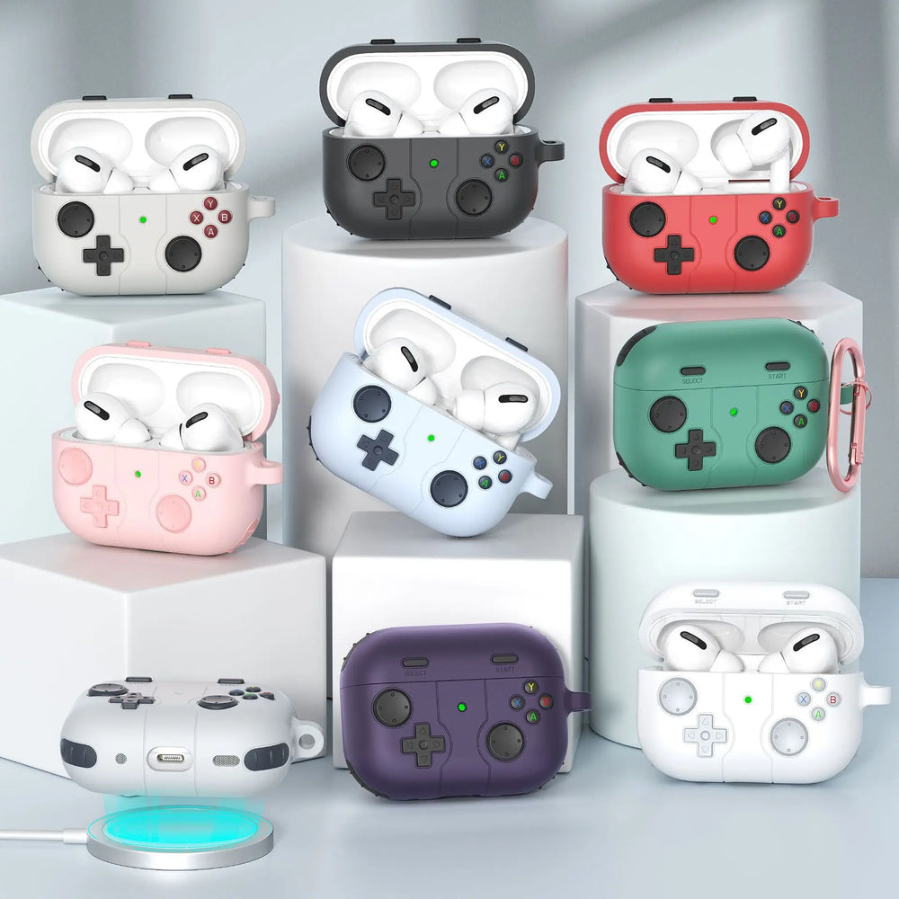 3D Gamepad Gameboy Earphone Accessories Soft Protector Case For AirPods 1/2/3