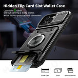 Anti-fall Shockproof Armor Case for iPhone Ring Stand Case For iPhone