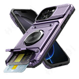 Anti-fall Shockproof Armor Case for iPhone Ring Stand Case For iPhone