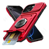 Anti-fall Shockproof Armor Case for iPhone Ring Stand Case For iPhone