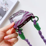 Wave Mirror Braided Rope Protective Case For iPhone