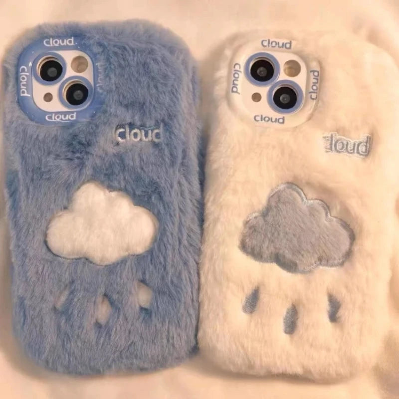 New Creative Cute Plush Cloud Case for iPhone