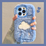 New Creative Cute Plush Cloud Case for iPhone