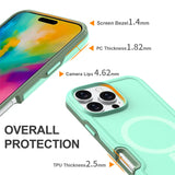 Dual Layer Matte Protection Armour Magnetic Case For iPhone