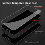 Skull Y2K Phone Tempered Glass Case For iPhone