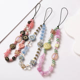 Fashion Creative Acrylic Lanyard Strap Anti-lost Phone Case Chain Jewelry