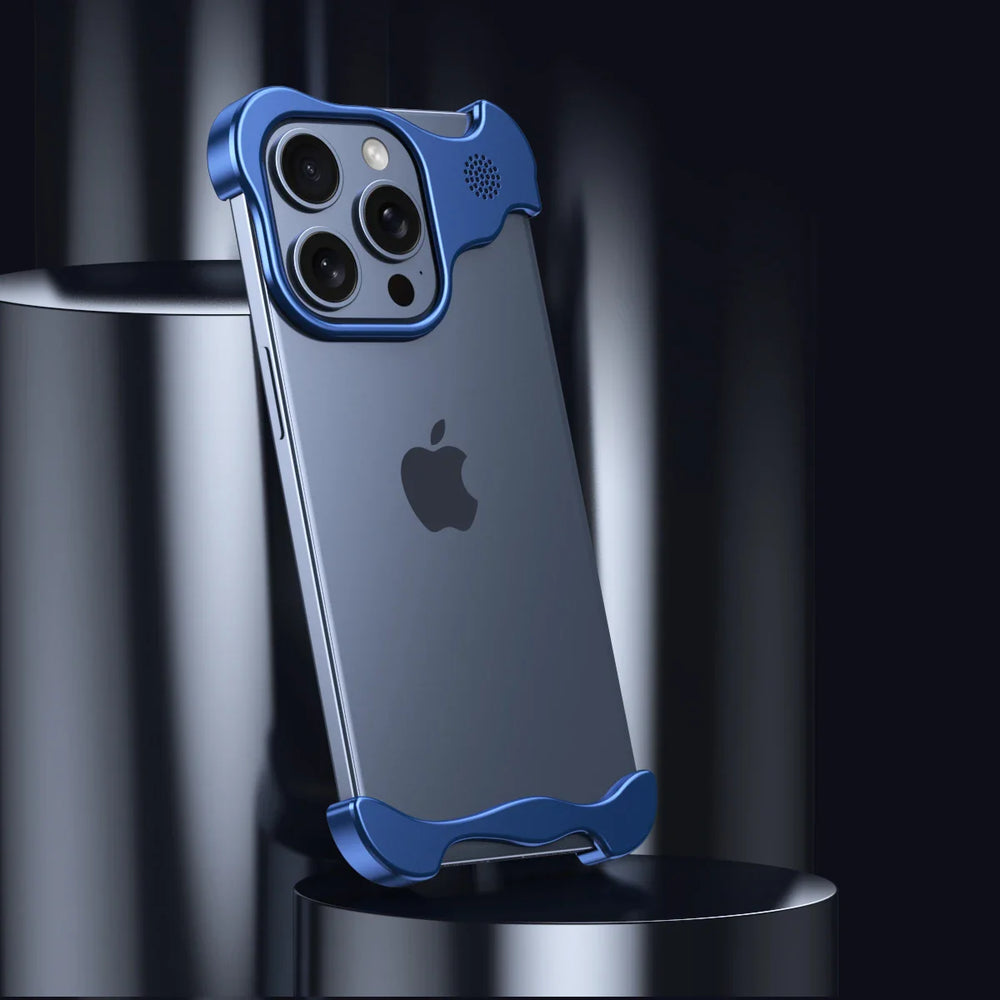 Irregular Aluminum Alloy Bumper Case For iPhone