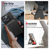 Flip Wallet Card Slot Holder Case for IPhone