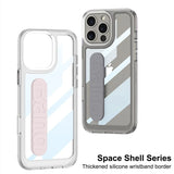 Wrist Strap Transparent Hard Shockproof Case for iPhone