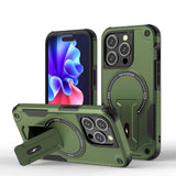 Magnetic Shockproof Hard Back Case For iPhone