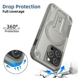 Magnetic Shockproof Hard Back Case For iPhone