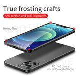 Slim Matte Hard PC Case For iPhone