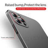 Slim Matte Hard PC Case For iPhone