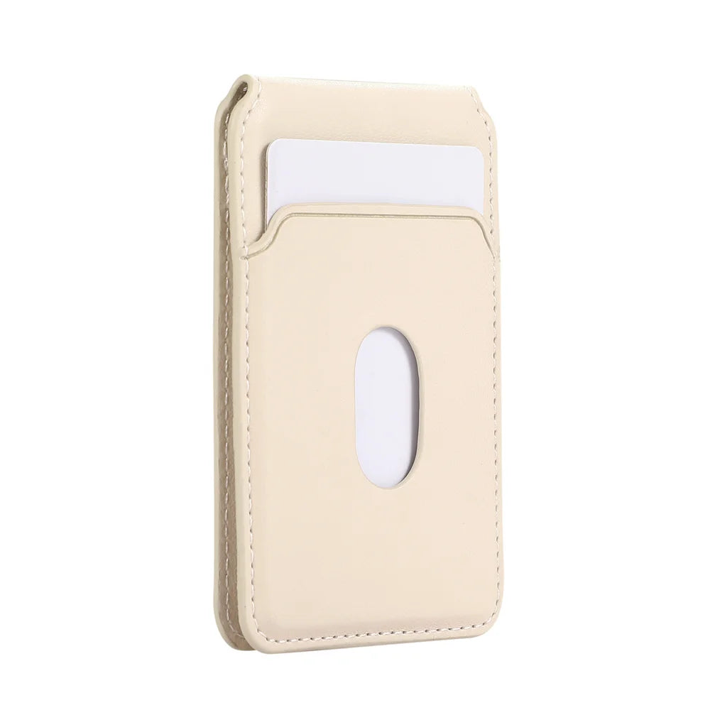 Magnetic Leather Card Holder Wallet for Apple