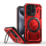 Shockproof Armor Magnetic Ring Stand Funda Case for iPhone