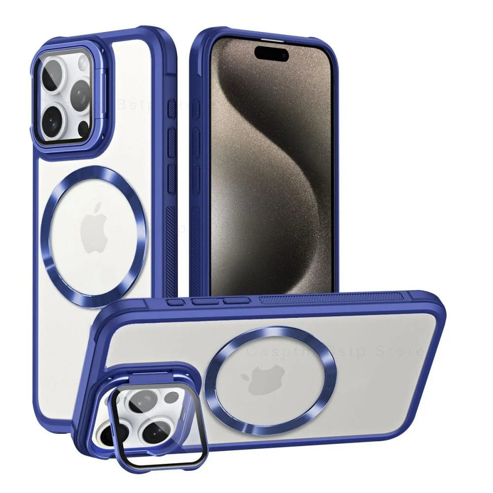 Magnetic Stand Funda Case For iPhone