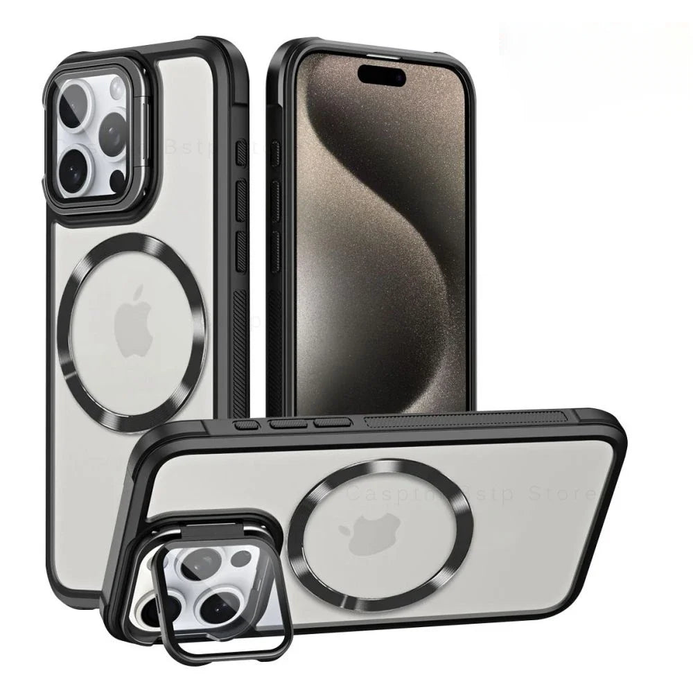 Magnetic Stand Funda Case For iPhone