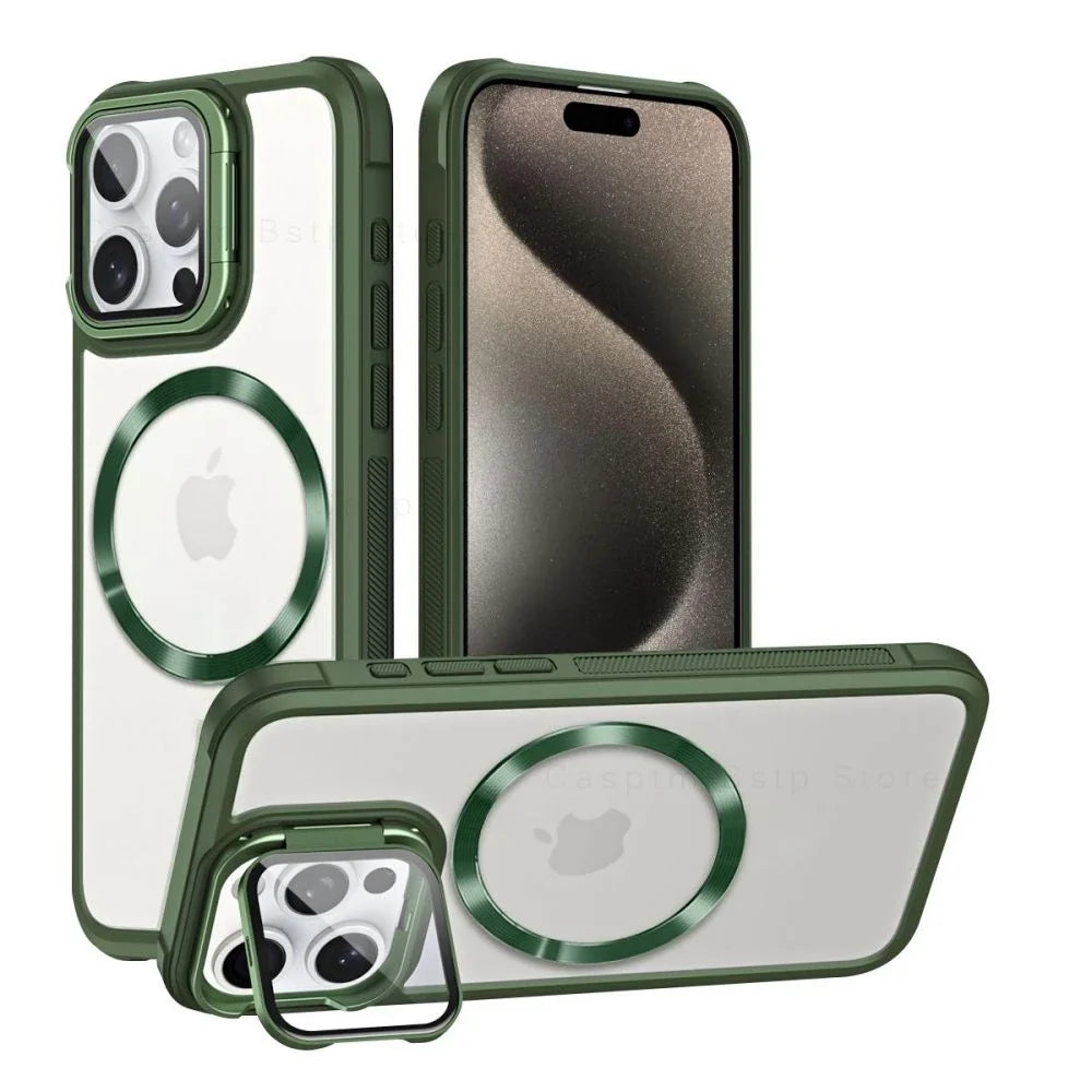 Magnetic Stand Funda Case For iPhone