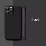 Frameless Slim Matte Hard Back Case For iPhone