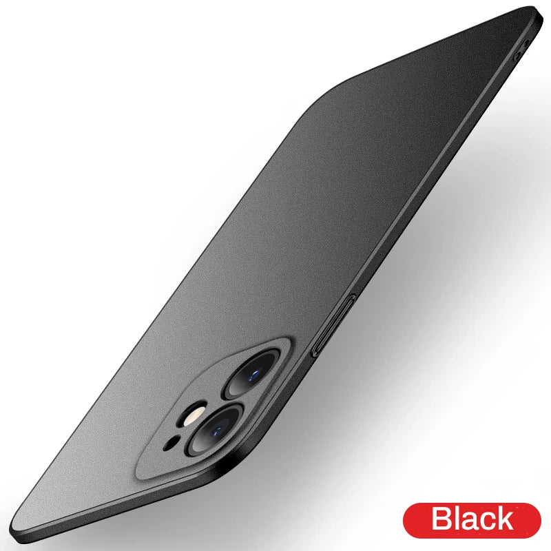 Luxury Matte Shockproof Hard PC Case For iPhone  Ultra Thin Back Cover