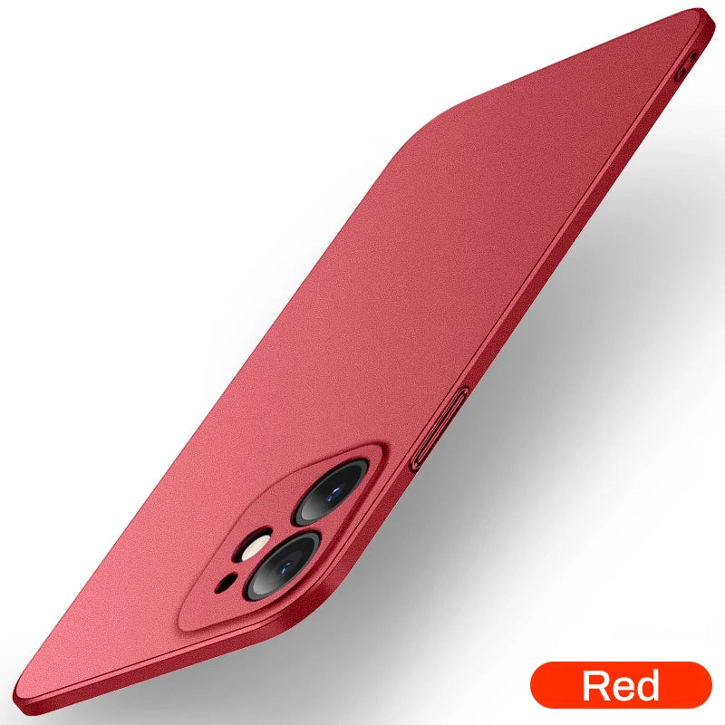 Luxury Matte Shockproof Hard PC Case For iPhone  Ultra Thin Back Cover