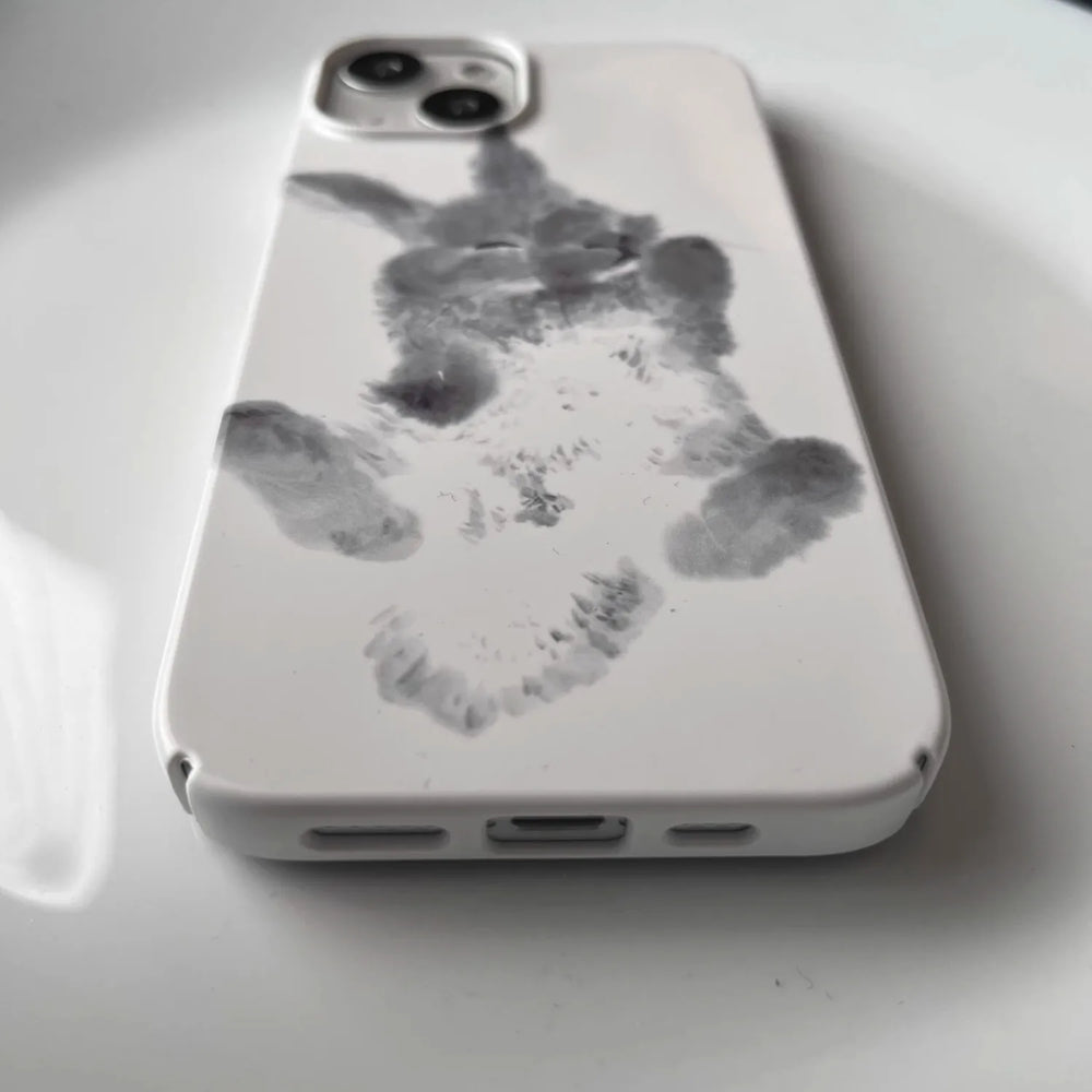 Ink and Wash Painting Rabbit Case for iPhone