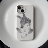 Ink and Wash Painting Rabbit Case for iPhone