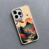 Japanese Aesthetic Mount Fuji Landscape Case For iPhone