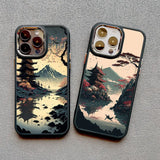 Japanese Aesthetic Mount Fuji Landscape Case For iPhone