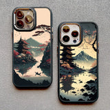 Japanese Aesthetic Mount Fuji Landscape Case For iPhone