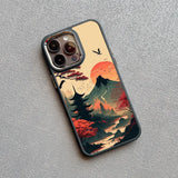 Japanese Aesthetic Mount Fuji Landscape Case For iPhone