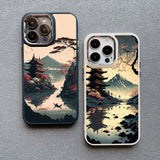 Japanese Aesthetic Mount Fuji Landscape Case For iPhone