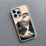 Japanese Aesthetic Mount Fuji Landscape Case For iPhone