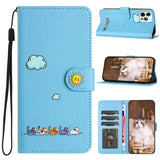 Leather Flip Holder Wallet Stand Case For iPhone