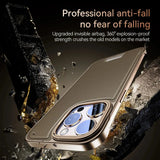 Leather Frameless Thin Case For iPhone