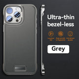 Leather Frameless Thin Case For iPhone