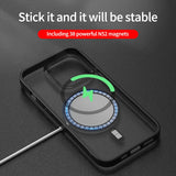 Luxury Clear Magnetic Magsafe Wireless Charging Case For iPhone