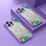 Flower Hybrid Magnetic Case For iPhone