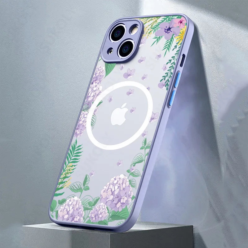 Flower Hybrid Magnetic Case For iPhone