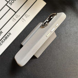 Luxury Magnetic Fiber Leather Case For iPhone