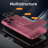 Ultra thin All-inclusive Frosted Plastic Case For iPhone