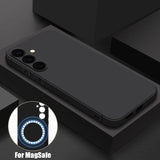 Luxury Magnetic Wireless Charge Soft Case For Samsung Galaxy