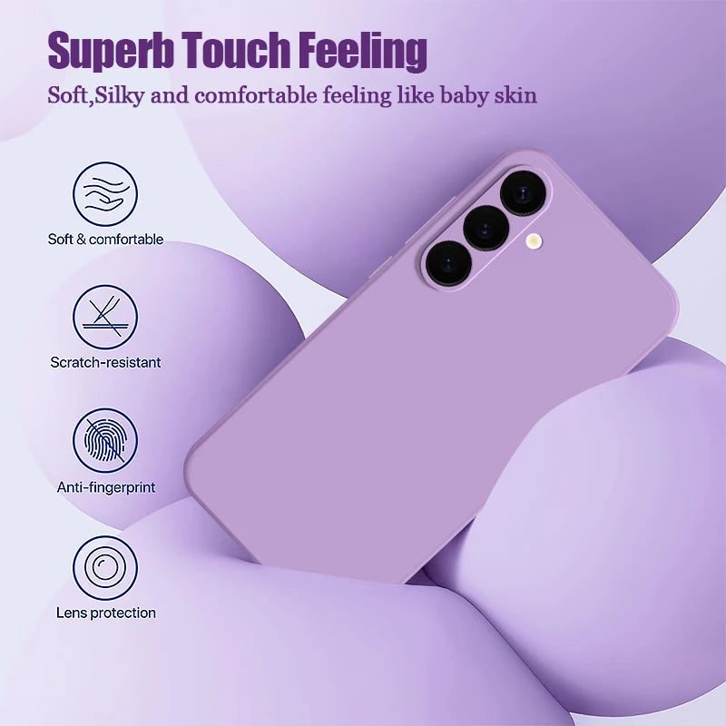 Luxury Magnetic Wireless Charge Soft Case For Samsung Galaxy