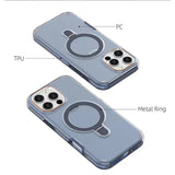 Luxury Magnetic Stand Two-Layer Protection Case For iPhone