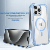 Luxury Magnetic Transparent Case For iPhone