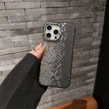 Luxury Snake skin Graphic 3D Shockproof Matte Hard Case For iPhone