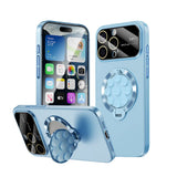 Luxury Suction Cup Magnetic Folding Stand Case For iPhone