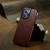 Luxury Vertical Flip Leather Full Package Case For iPhone