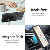 Magnetic 360 °Bracket Sliding Window Case With Hidden Card Slot For iPhone