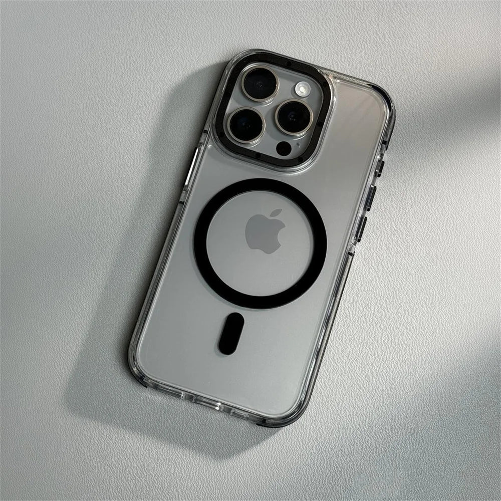 Magnetic Shockproof Bumper Case For iPhone